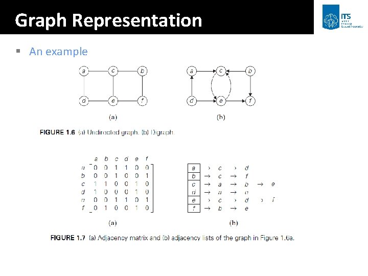 Graph Representation § An example 