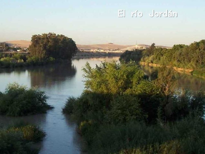 El río Jordán 