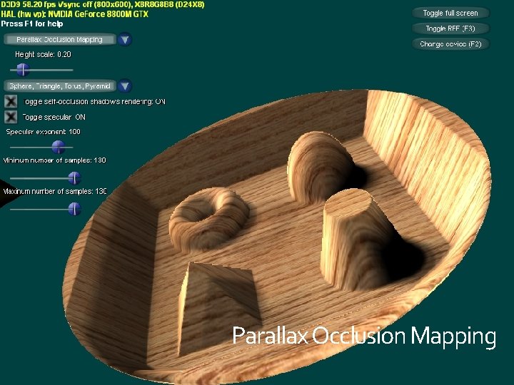 Parallax Occlusion Mapping 