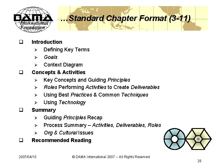 …Standard Chapter Format (3 -11) q q Introduction Ø Defining Key Terms Ø Goals