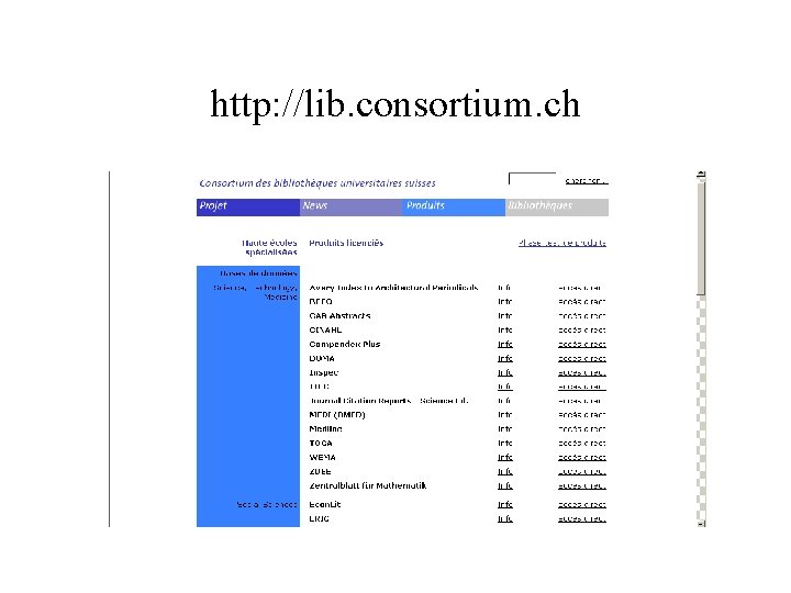 http: //lib. consortium. ch 