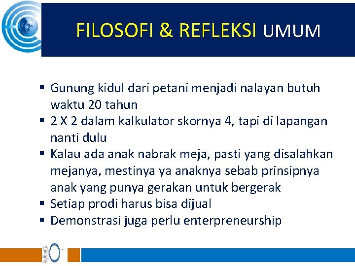 FILOSOFI & REFLEKSI UMUM § Gunung kidul dari petani menjadi nalayan butuh waktu 20