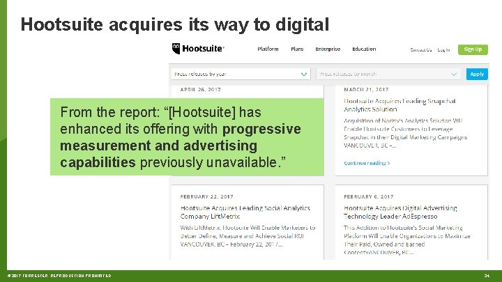 Hootsuite acquires its way to digital From the report: “[Hootsuite] has enhanced its offering