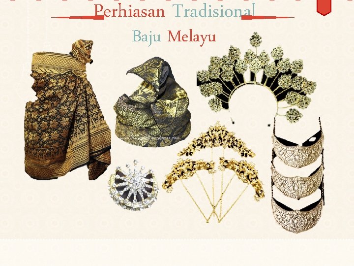 Perhiasan Tradisional Baju Melayu 