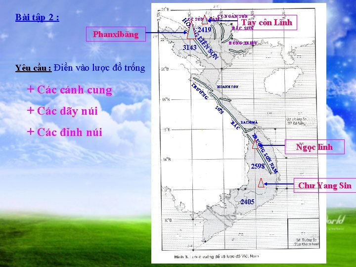 Bài tập 2 : HO CC NG N SƠN CC SÔNG G M 2419