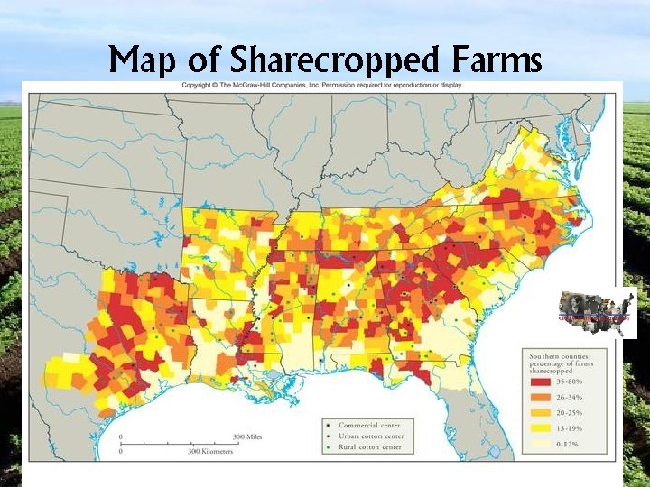 Map of Sharecropped Farms 