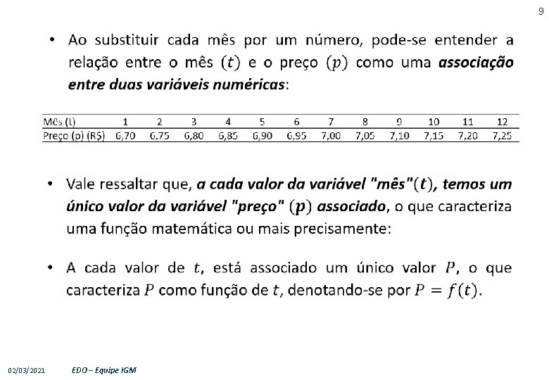 9 02/03/2021 EDO – Equipe IGM 