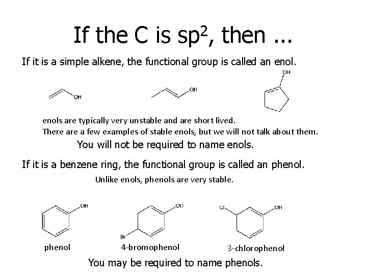 If the C is sp 2, then. . . If it is a simple