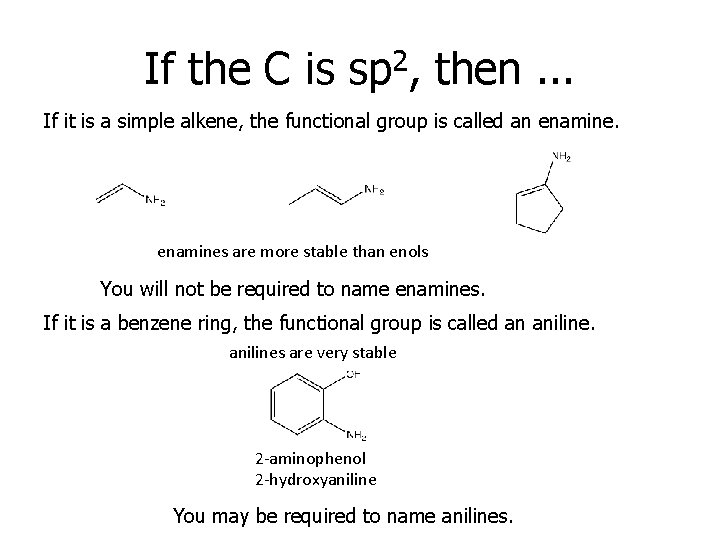 If the C is sp 2, then. . . If it is a simple