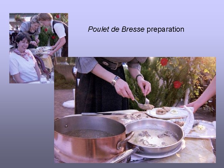 Poulet de Bresse preparation 