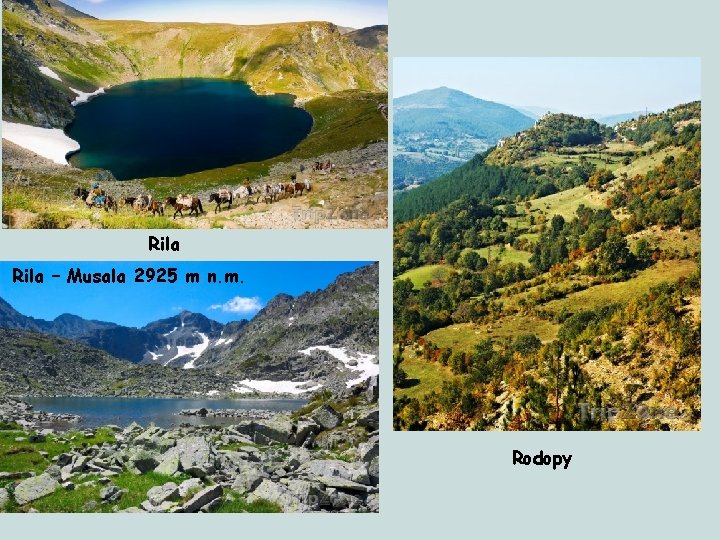 Rila – Musala 2925 m n. m. Rodopy 