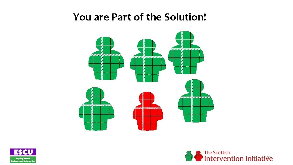 You are Part of the Solution! 63 