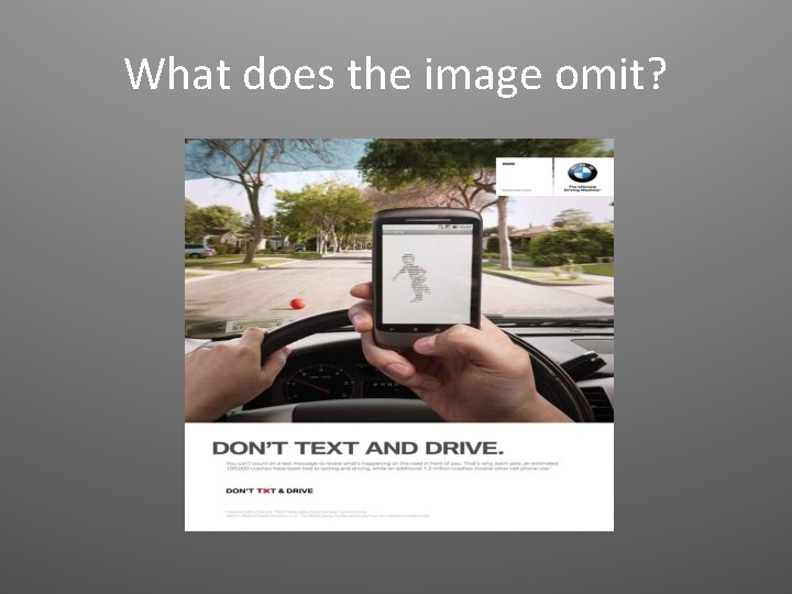What does the image omit? 