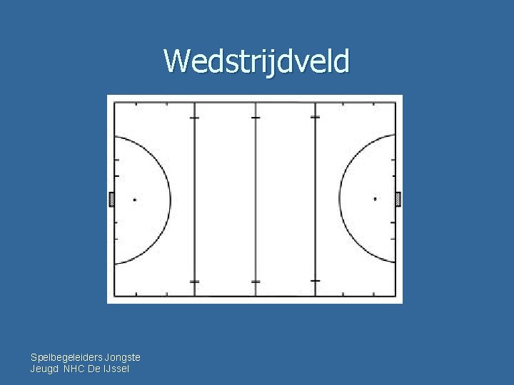 Wedstrijdveld Spelbegeleiders Jongste Jeugd NHC De IJssel 