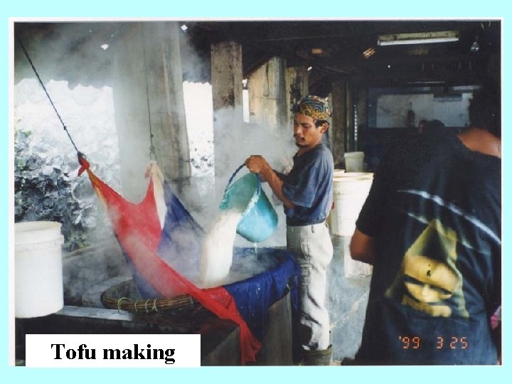 Tofu making 