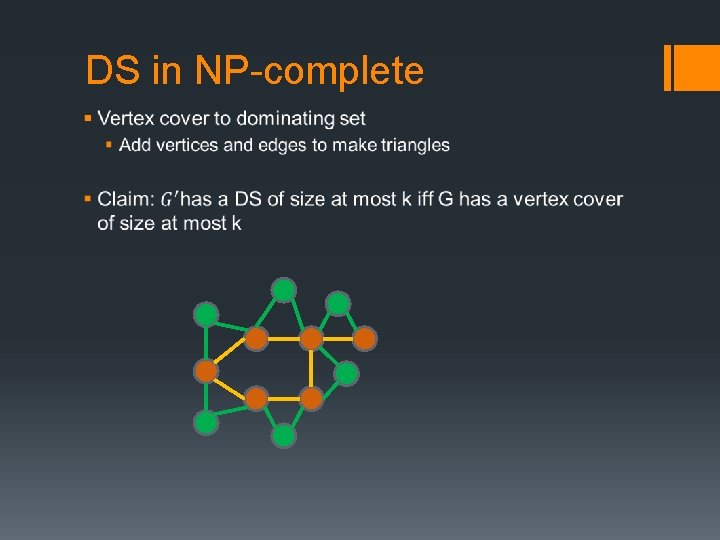 DS in NP-complete § 