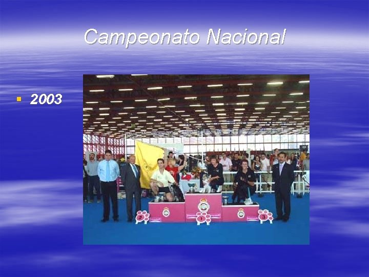 Campeonato Nacional § 2003 