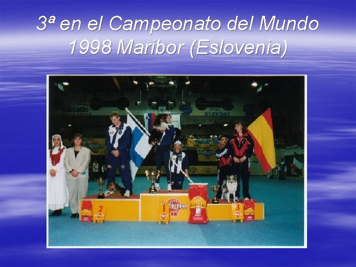 3ª en el Campeonato del Mundo 1998 Maribor (Eslovenia) 