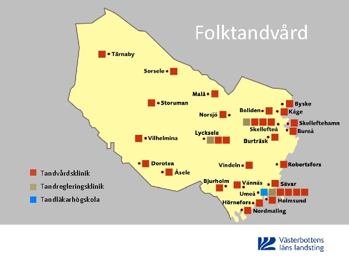 Folktandvård Tandvårdsklinik Tandregleringsklinik Tandläkarhögskola 