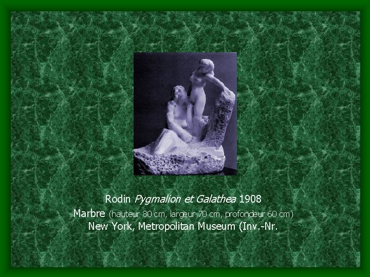 Rodin Pygmalion et Galathea 1908 Marbre (hauteur 80 cm, largeur 70 cm, profondeur 60