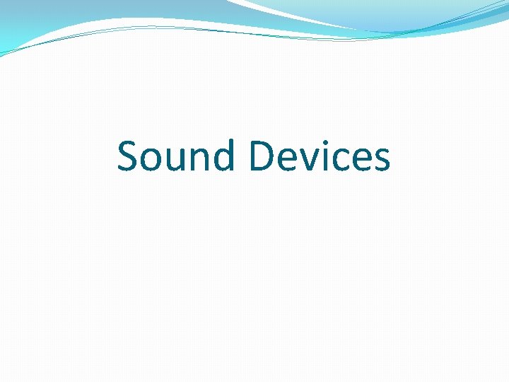 Sound Devices 