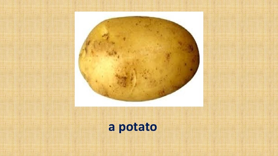 a potato 