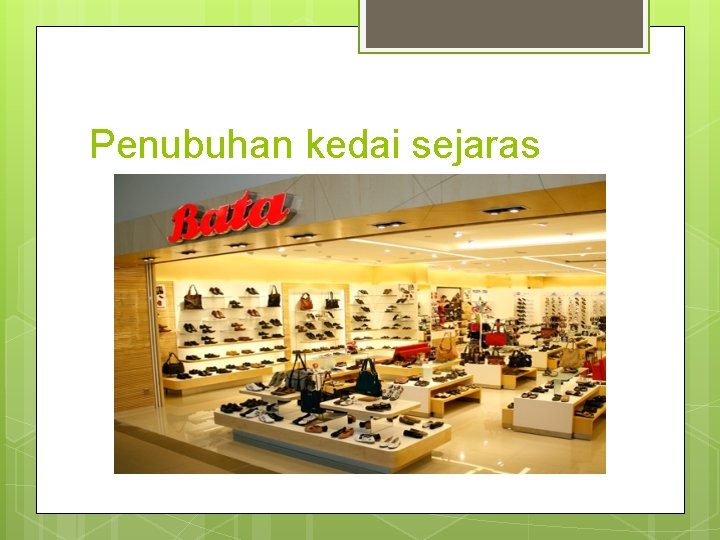 Penubuhan kedai sejaras 