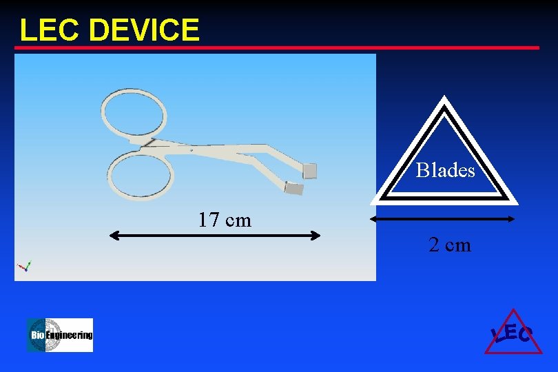 LEC DEVICE Blades 17 cm 2 cm 