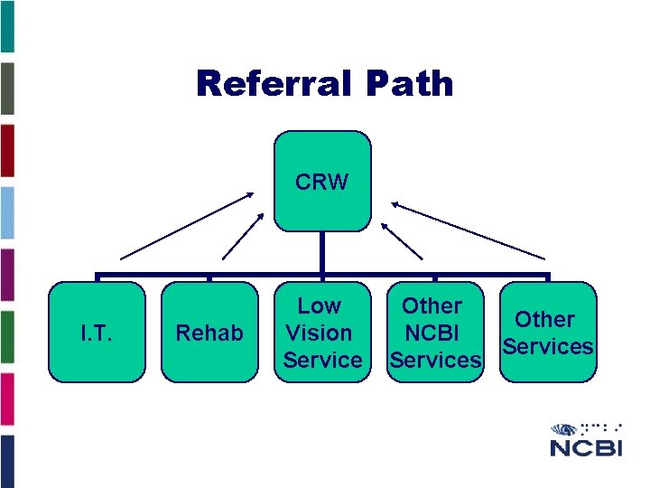 Referral Path CRW I. T. Rehab Low Vision Service Other NCBI Services 
