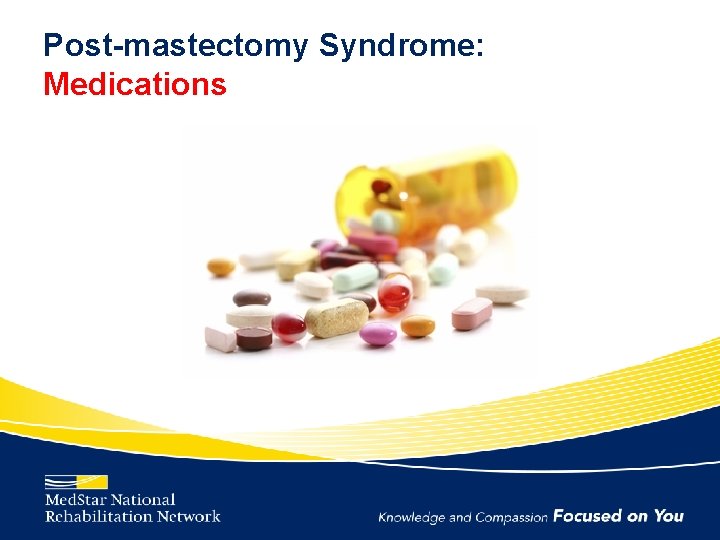 Post-mastectomy Syndrome: Medications 