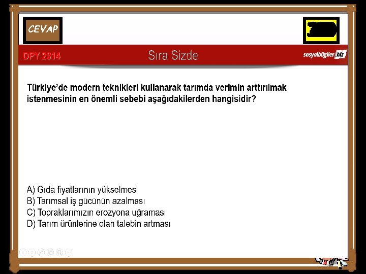 CEVAP 38 36 35 34 33 32 31 37 39 25 26 27 28
