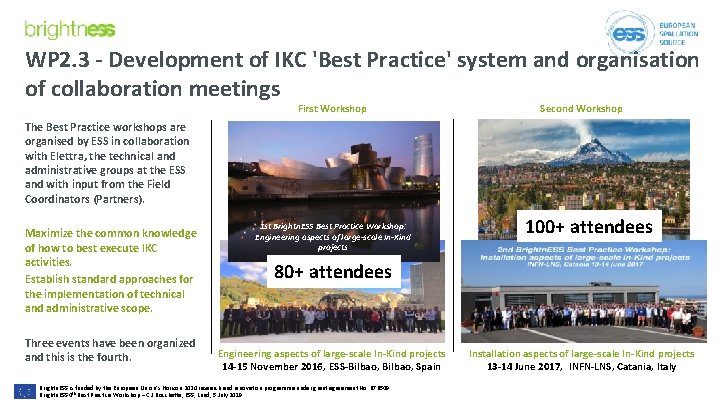 WP 2. 3 - Development of IKC 'Best Practice' system and organisation of collaboration