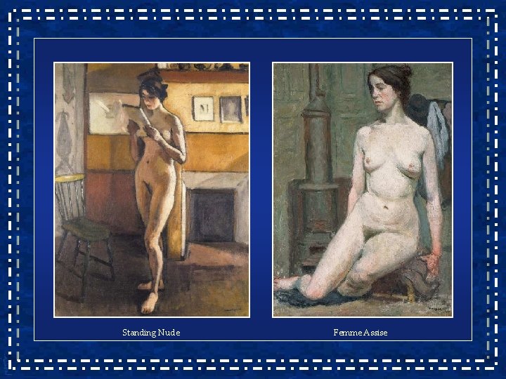Standing Nude Femme Assise 