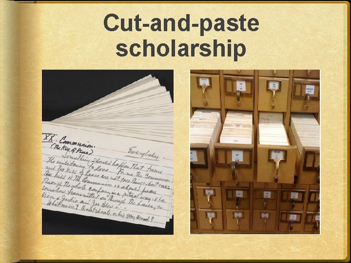 Cut-and-paste scholarship 