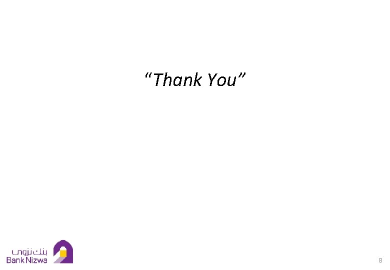 “Thank You” 8 