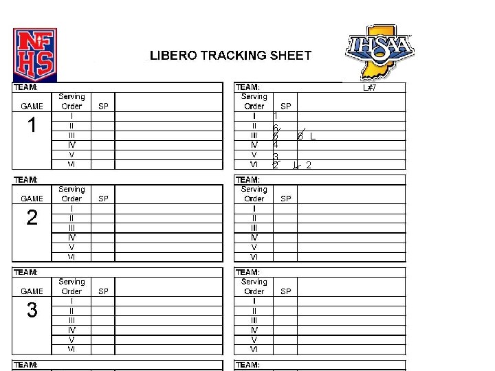 L#7 1 6 5 4 3 2 8 L L 2 