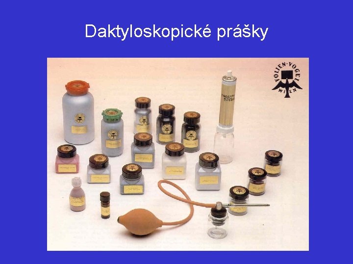 Daktyloskopické prášky 