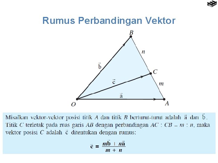 Rumus Perbandingan Vektor 