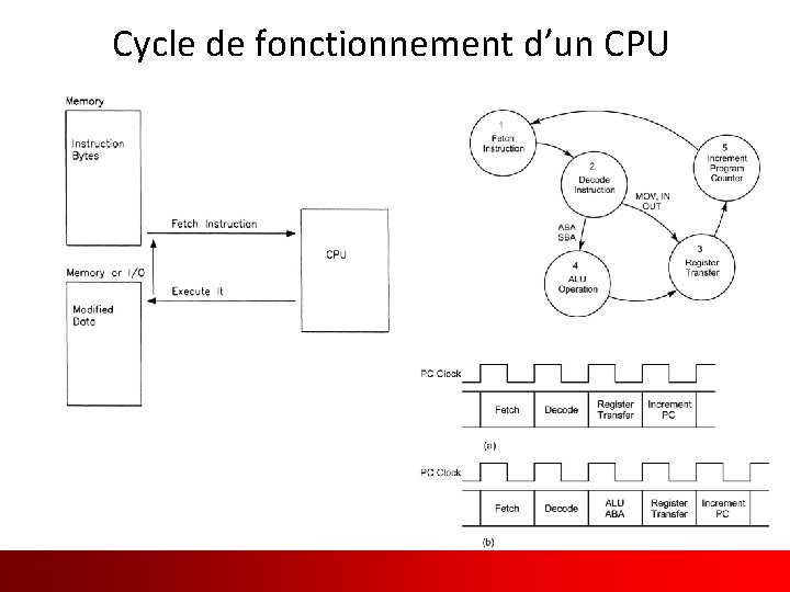 Cycle de fonctionnement d’un CPU Traduit et adapté de l’anglais 