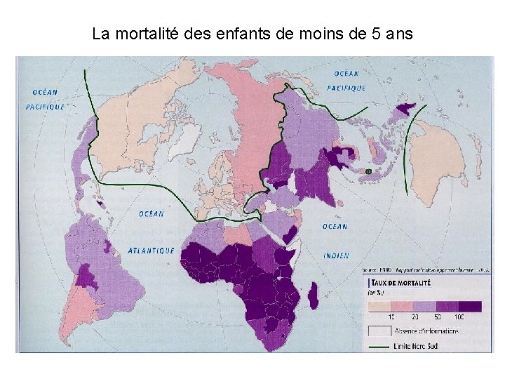 La mortalité des enfants de moins de 5 ans 