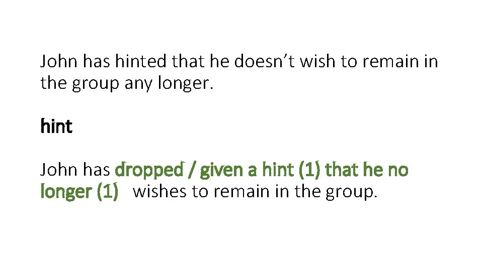 John has hinted that he doesn’t wish to remain in the group any longer.