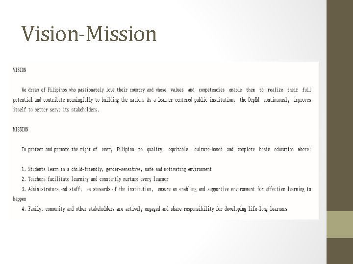 Vision-Mission 
