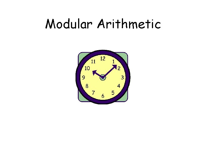 Modular Arithmetic 