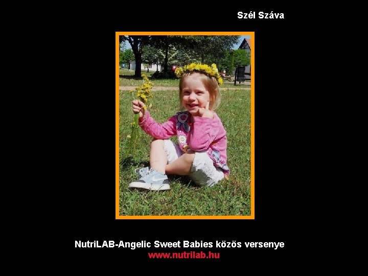 Szél Száva Nutri. LAB-Angelic Sweet Babies közös versenye www. nutrilab. hu 