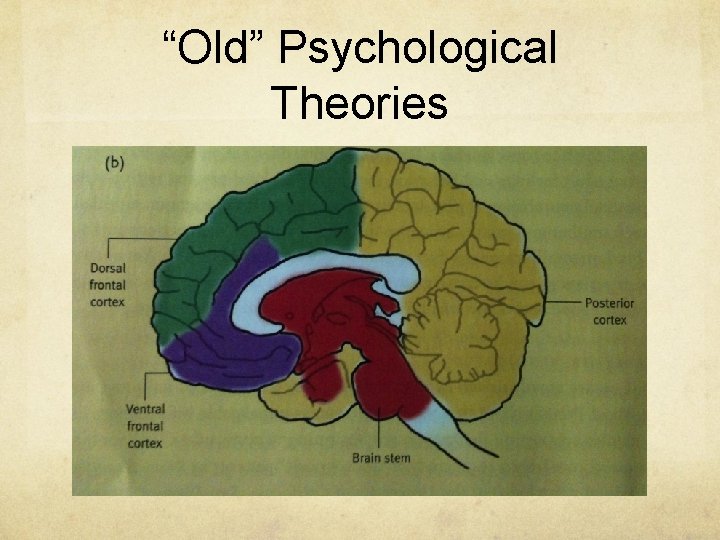 “Old” Psychological Theories 