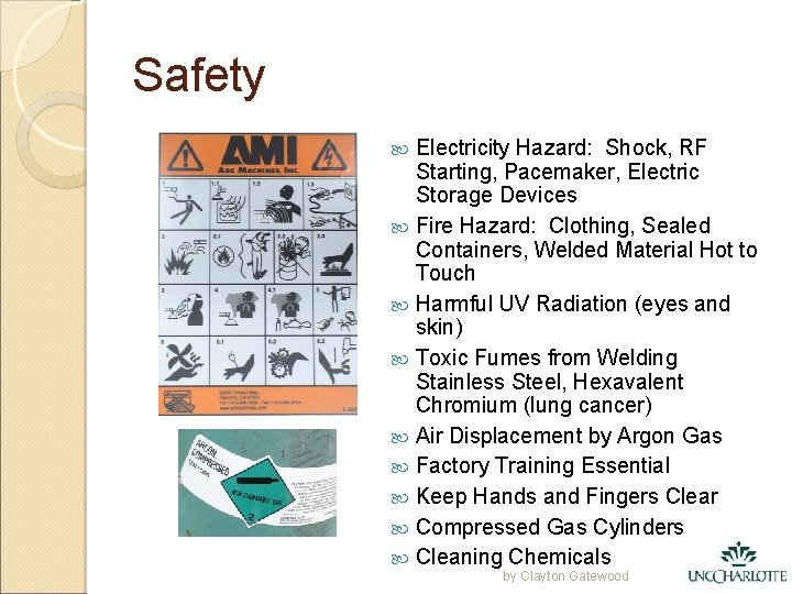 Safety Electricity Hazard: Shock, RF Starting, Pacemaker, Electric Storage Devices Fire Hazard: Clothing, Sealed