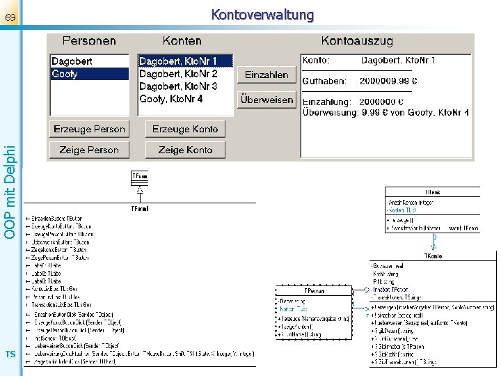 OOP mit Delphi 69 TS Kontoverwaltung 