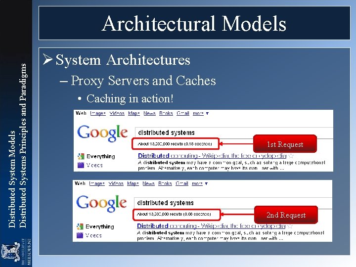 Distributed System Models Distributed Systems Principles and Paradigms Architectural Models Ø System Architectures –