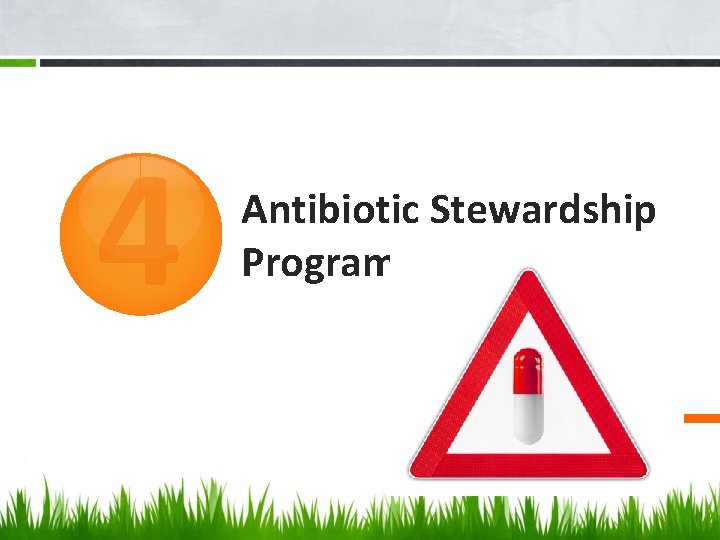 4 Antibiotic Stewardship Program 