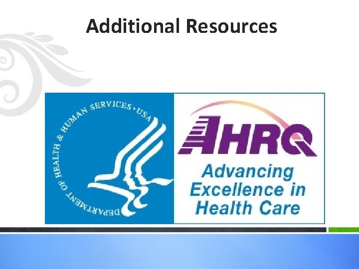 Additional Resources 